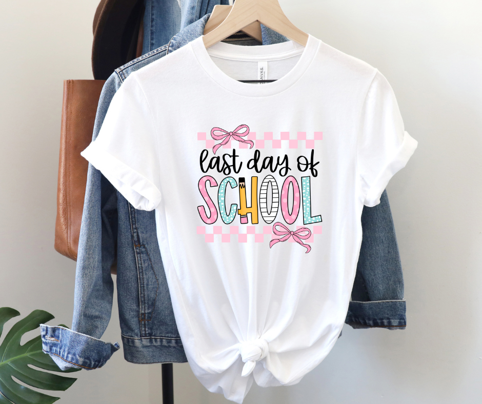 Last Day of School Preppy Bows Shirt