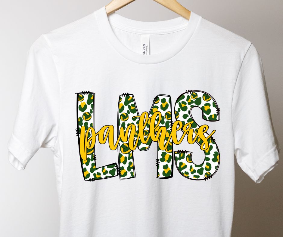 LMS Volleyball Leopard Print Shirt