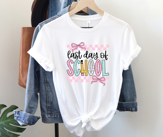 Last Day of School Preppy Bows Shirt