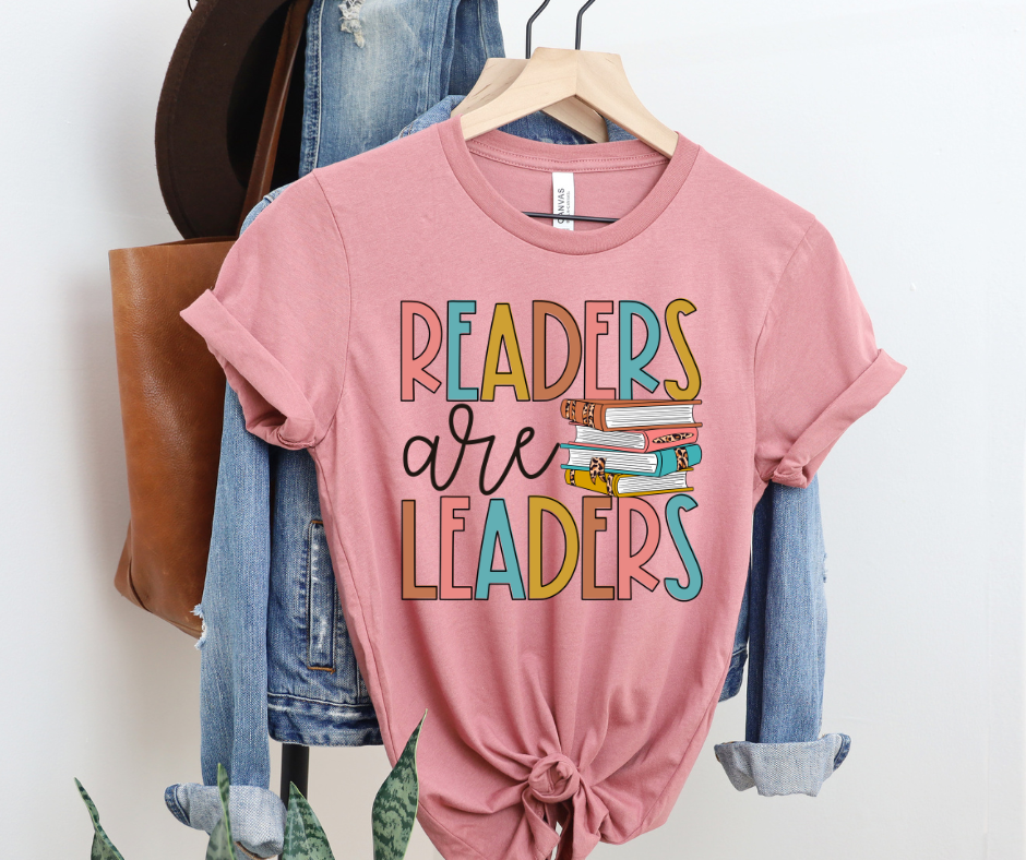 Readers are Leaders Leopard Print