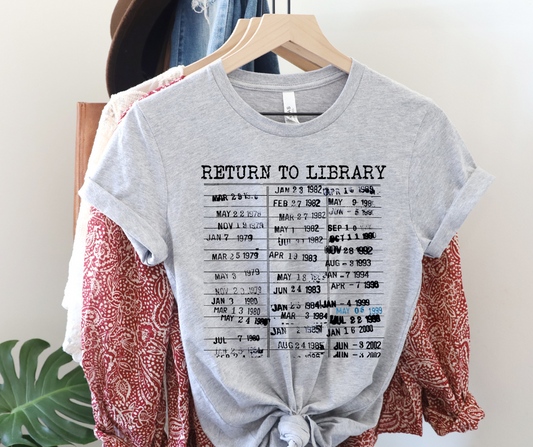 Return to library shirt