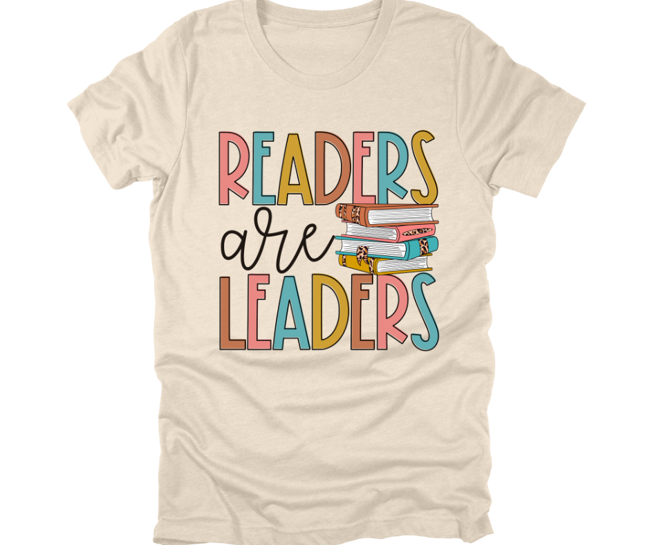 Readers are Leaders Leopard Print