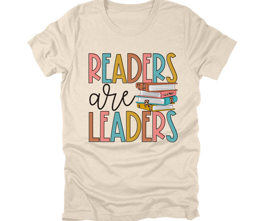 Readers are Leaders Leopard Print